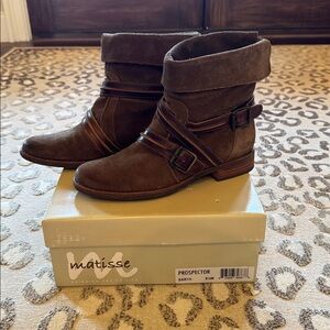 Matisse Prospector boots, color Earth